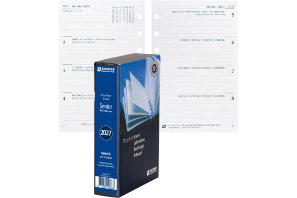 SUCCES Agenda Senior 2027 845107000 1W/2S Ersatz kompl. 9.5x15cm