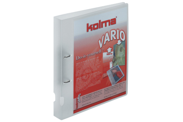 KOLMA Präs.-Ringbuch Vario 3.8cm 02.120.00 2 Ringe transparent A4