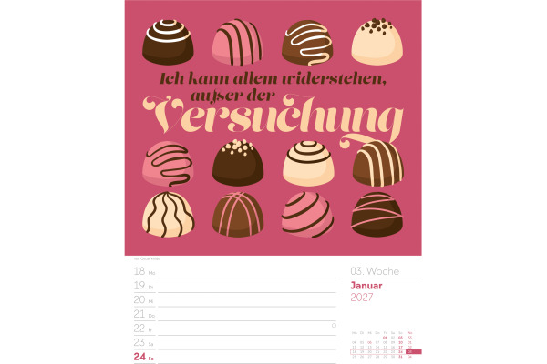 ACKERMANN Bildkalender 2027 2795 Klartext DE 25x33cm