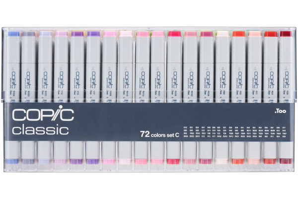 COPIC Marker Classic 20075162 Set C, 72 Stück