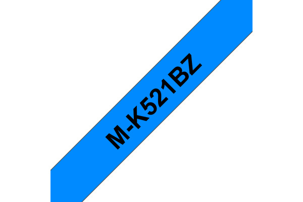 PTOUCH Band, nicht lam. schwarz/blau M-K521 zu PT-65/75/85/110 8mx9mm