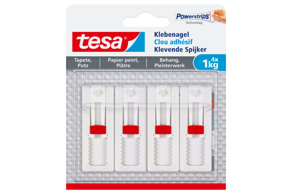TESA Klebenagel 4x1 kg 777740000 Tapete, Putz