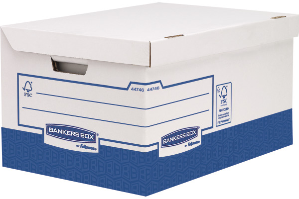 FELLOWES BankersBox Ultra 4474601 weiss/blau 37.8x28.7x54.5 cm