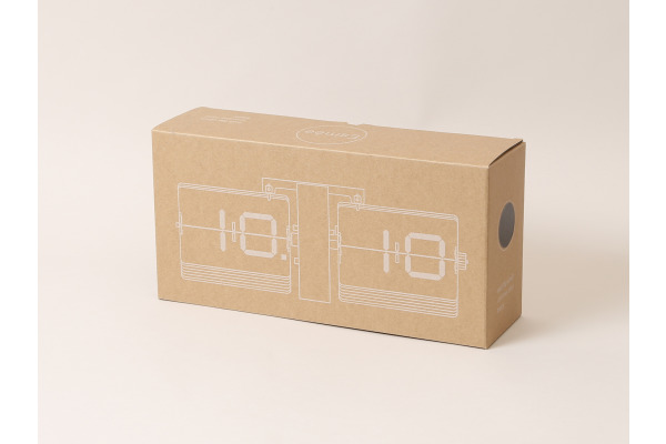 ESMEE Wanduhr Flip Clock 240.006.0 schwarz