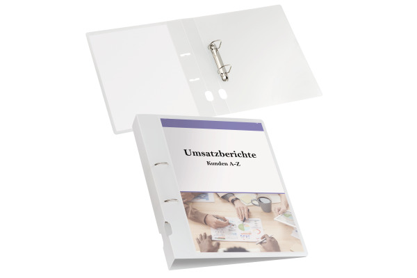 KOLMA Präs.-Ringbuch Vario 3cm 02.118.00 2 Ringe transparent A4