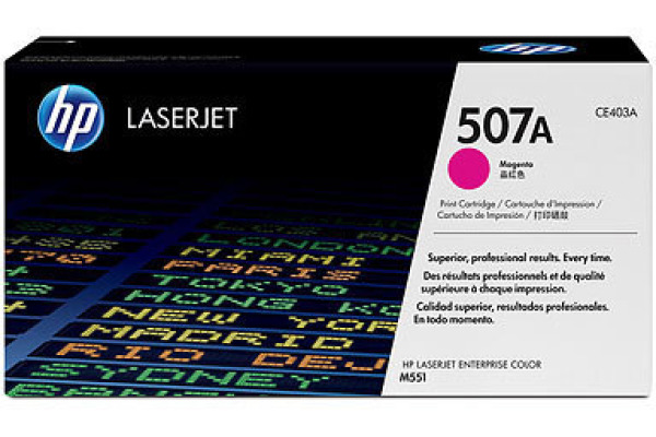 HP Toner-Modul 507A magenta CE403A LJ Enterprise 500 Col. 6000 S.