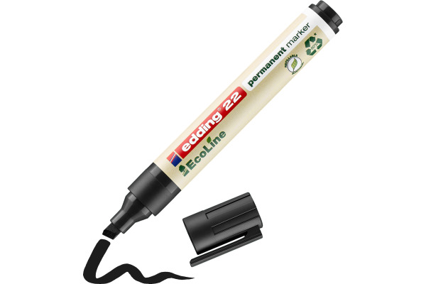 EDDING Permanent Marker 22 1.0-5.0mm 22-1 schwarz