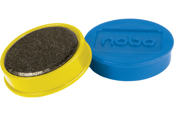 NOBO Magnet rund 32mm 1915304 ass. 10 Stück