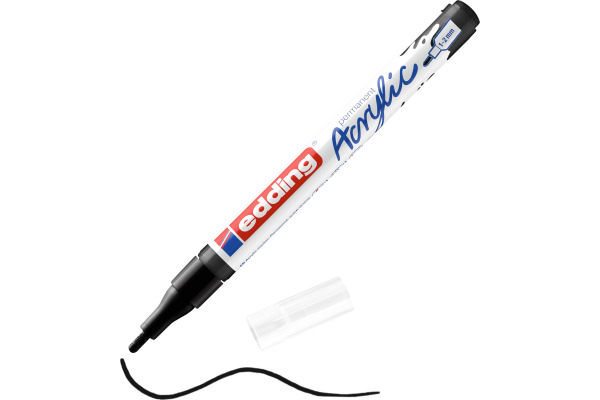 EDDING Acrylmarker 5300 1-2mm 5300-901 tiefschwarz sdm