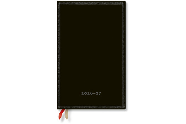 PAPERBLAN Agenda Black Ed. Maxi 26/27 DF2030-2 1W/2S 13M FR Ver HC 13.5x21cm