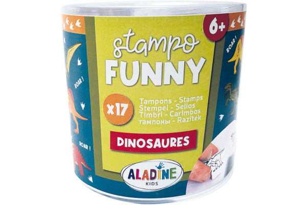 ALADINE Stempelset 85174 Dinosaurier 17 Stück