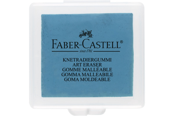 FABER-CA. Knetgummi 38x35x8mm 127321 farbig ass.