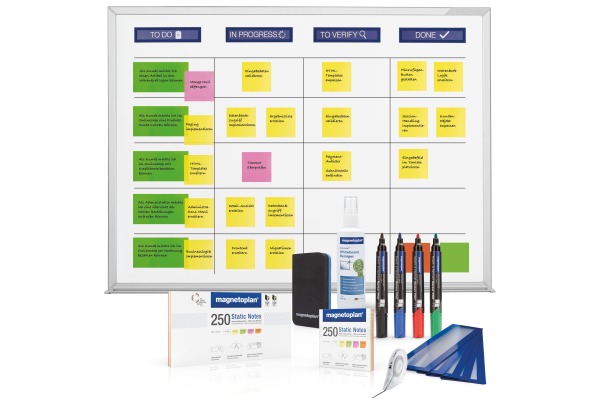 MAGNETOP. SCRUM Board 1200x900mm 1240498 Standard inkl. Zubehör