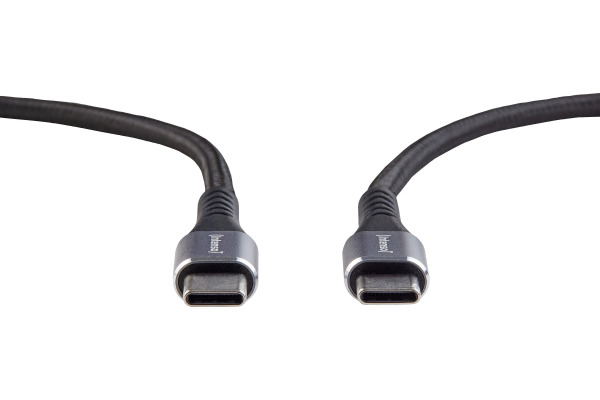 INTENSO Cable USB-C to USB C 7901000 1.5 m, Nylon black