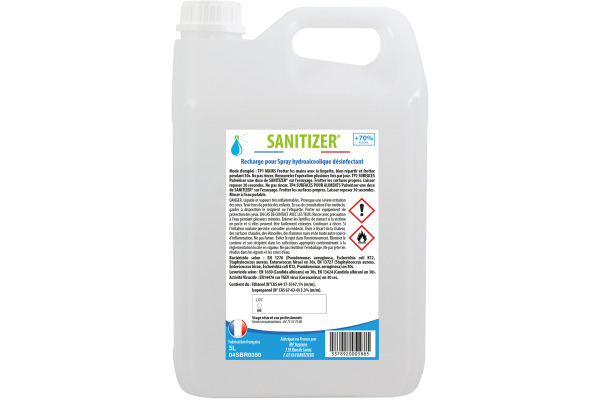 SANITIZER Flächendesinfektion Spray 5lt 42896 Nachfüllbidonhydroalk
