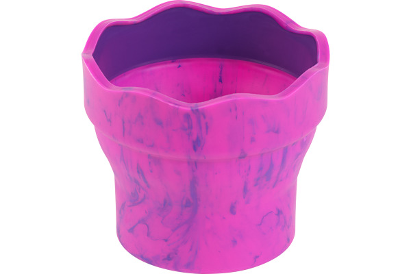 FABER-CA. Wasserbecher Clic&Go 181527 pink, für Pinsel