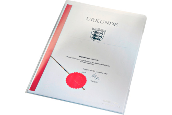 LEITZ Sichtmappen Premium A4 41530099 4-farbig 100 Stück