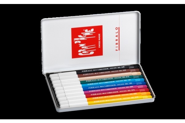 CARAN D'A Filzstift Fibralo M 185.310 10-farbig assortiert