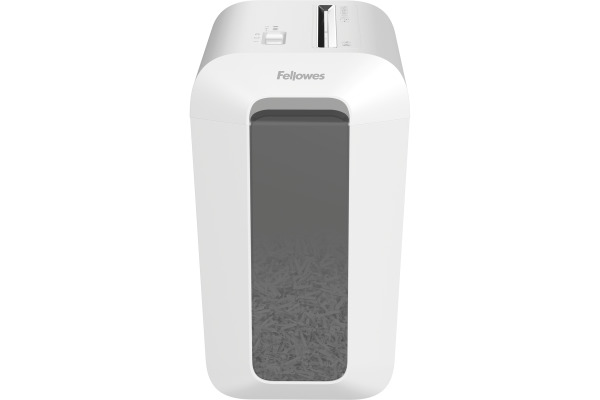 FELLOWES Aktenvernichter Powershred 100110076 LX65, P-4, 22Lt, weiss
