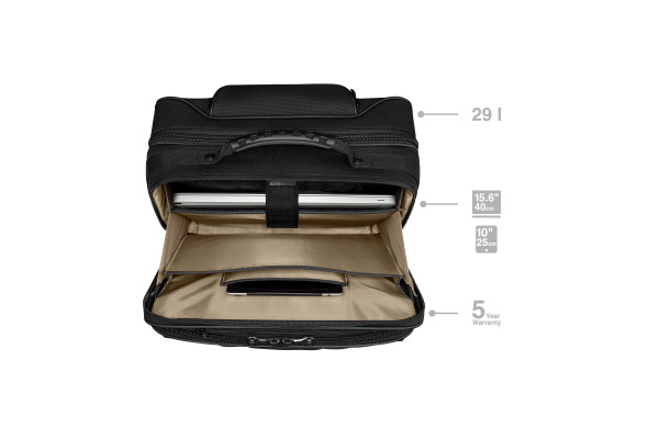 WENGER Wheeled Laptop Case 15.6inch 653631 Legacy Black Series Black