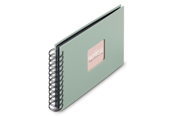 HAMA Spiralalbum Fine Art 24x17cm 9869 salbei 25 Blatt