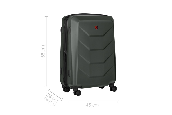 WENGER Prymo Medium 59l 653636 Hardside Case anthracite