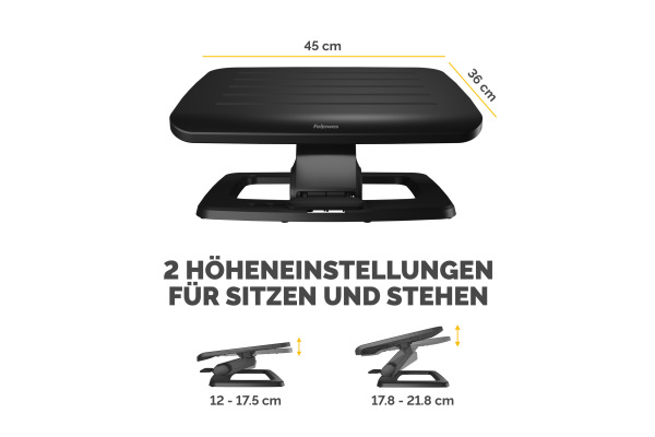FELLOWES Fussstütze Hana LT 100016998 schwarz