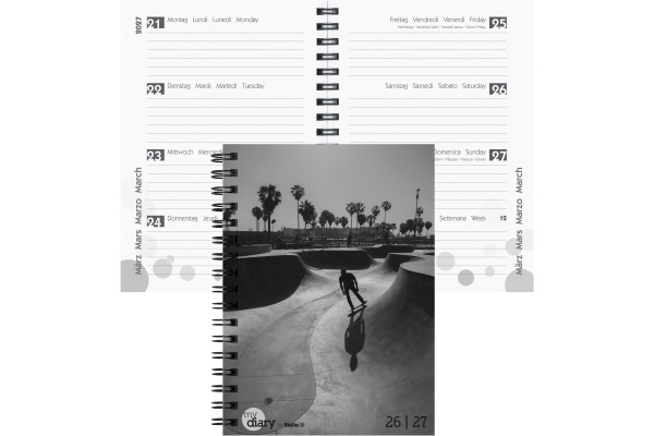 BIELLA Schüleragenda Skater 26/27 17820027U 1W/2S 12x16.5cm