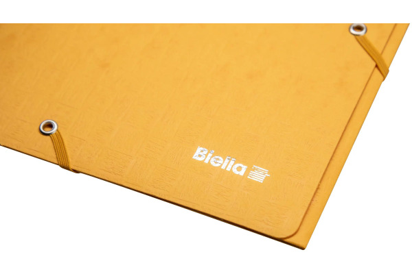 BIELLA Gummibandmappe A4 17840020U gelb, 590gm2 220 Bl.