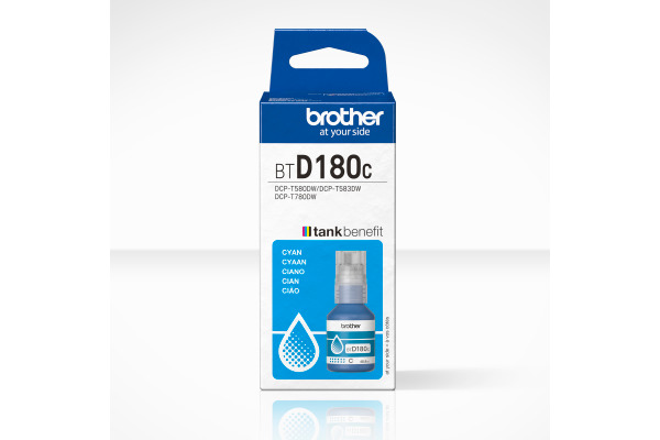 BROTHER Tintenflasche cyan BTD180C DCP-T580DW 5000 Seiten