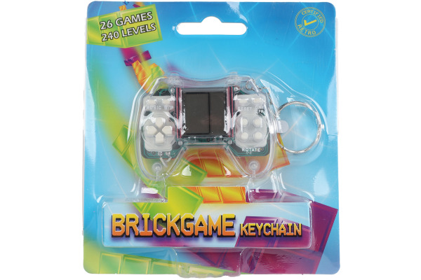 ROOST Schlüsselanhänger 6cm 621853 Brickgame Controller, ass.