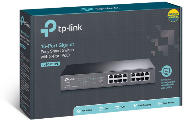TP-LINK TL-SG1016PE TL-SG1016 16Port Gigabit Desktop