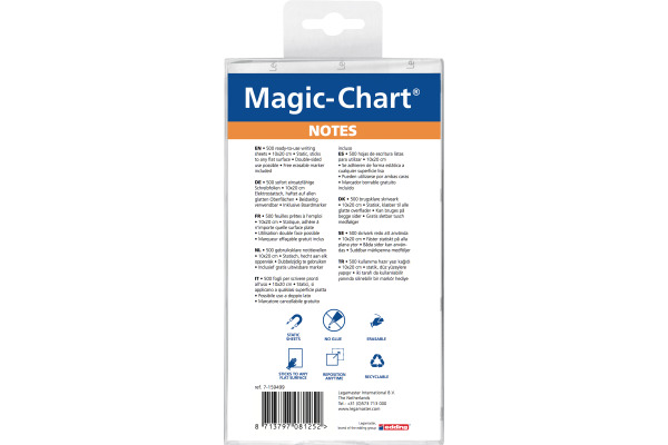 LEGAMASTE Magic-Chart Notes 7-159499 ass. 10x20cm 500St.
