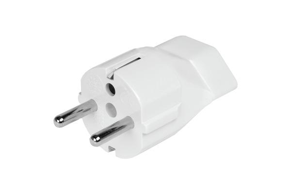 STEFFEN Reiseadapter Schweiz - Europa 1409570 weiss