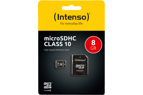 INTENSO microSDHC Class 10 8GB 3413460
