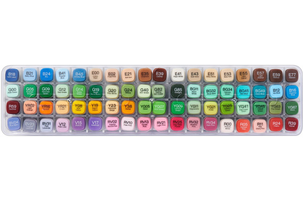 COPIC Marker Classic 20075162 Set C, 72 Stück