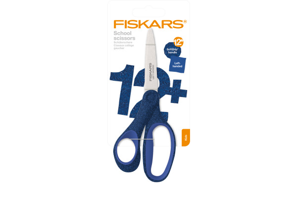 FISKARS Schulschere 18cm 1067862 blau, Linkshänder