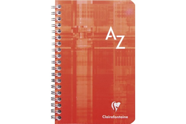 CLAIREFON Adressbuch Index A8 8589C ass., kariert, 5mm 50 Blatt
