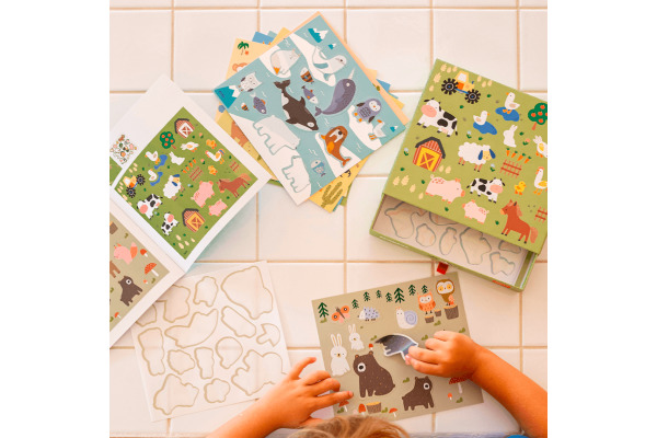 APLI KIDS Stickerspiel 19431 Tiere in der Natur
