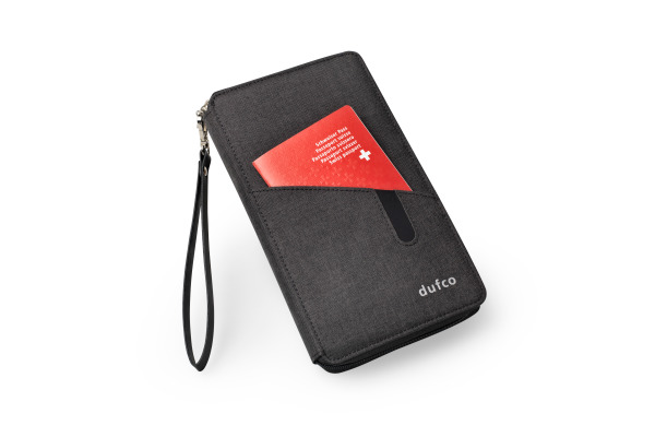 DUFCO Reisemappe mit Powerbank 48-2005.0 4000 mAH, anthrazit