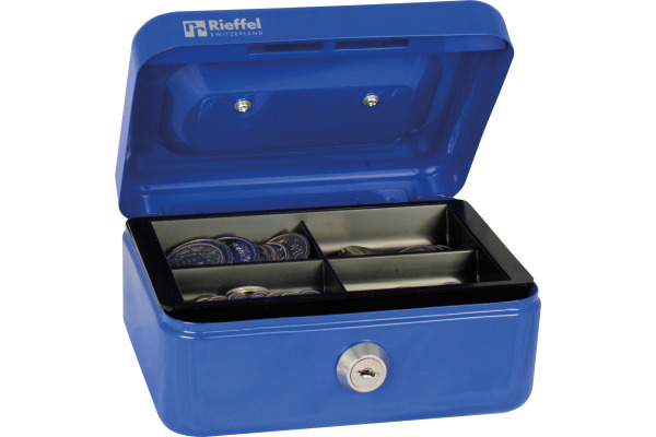 RIEFFEL Geldkassette Valorit VTGK1BLAU 7x15,3x12cm blau