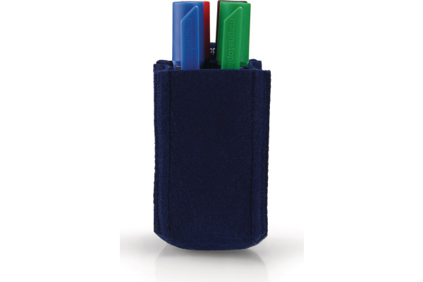 MAGNETOP. Stiftehalter magnetoTray S 1227614 blau, Filz recyceled