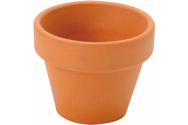 GLOREX Tontopf terracotta 4cm 62300804 10 Stück