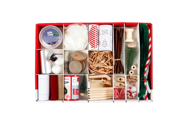 CREATIVCO Materialset Wichteltür 1235975 24 Adventszenen