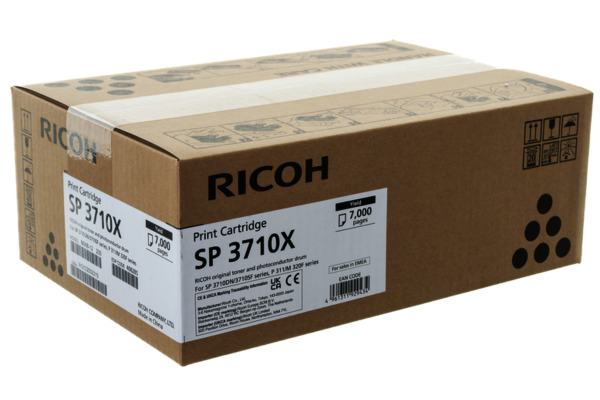 RICOH Toner black 408285 SP 3710DN 7000 Seiten