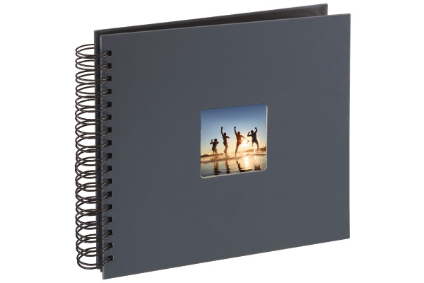 HAMA Spiralalbum Fine Art 94879 280x240mm, grau 25 Blatt