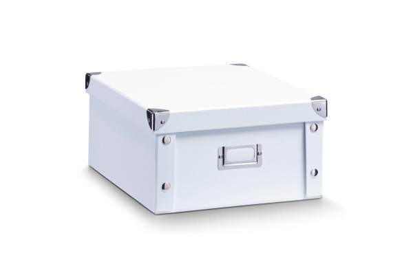 ZELLER Aufbewahrungsbox 11l 17763 weiss 31x26x14cm
