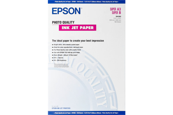 EPSON Photo Papier A3+ S041069 InkJet 105g 100 Blatt