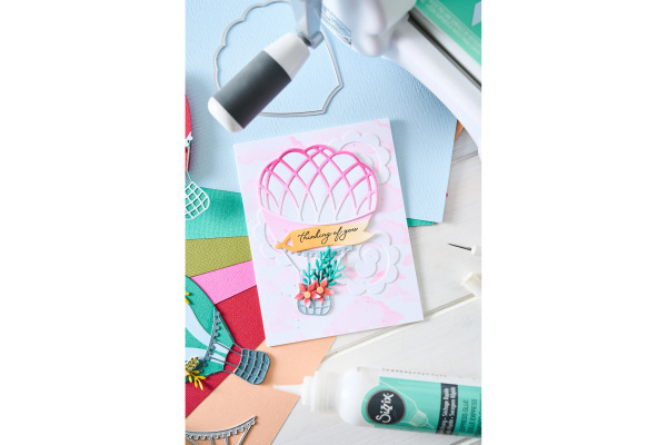 SIZZIX Stanzformen 666834 Floating Fancy 15 Stück