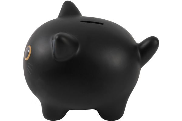 I-TOTAL Sparkasse 18x15x15.5cm XL2499 Black Cat